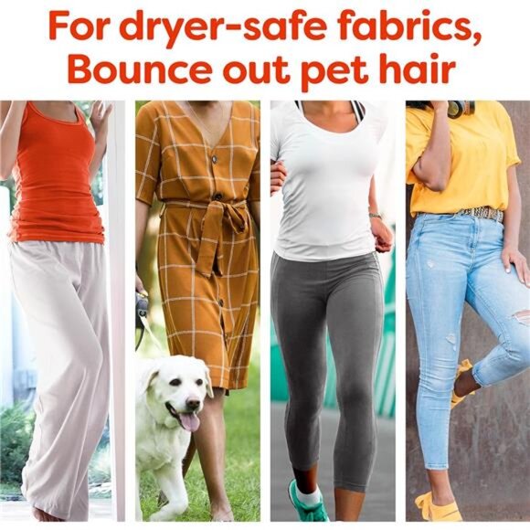 Bounce Pet Hair & Lint Guard Mega Fabric Softener Dryer Sheets with 3X Pet Hair - Picture 7 of 8
